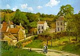 Camille Pissarro The Hermitage at Pontoise painting